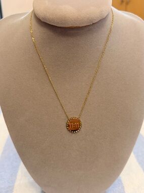 NEW Sunflower 11:11 Angel Number 18K Gold Plated Necklace Rainbow Crystals